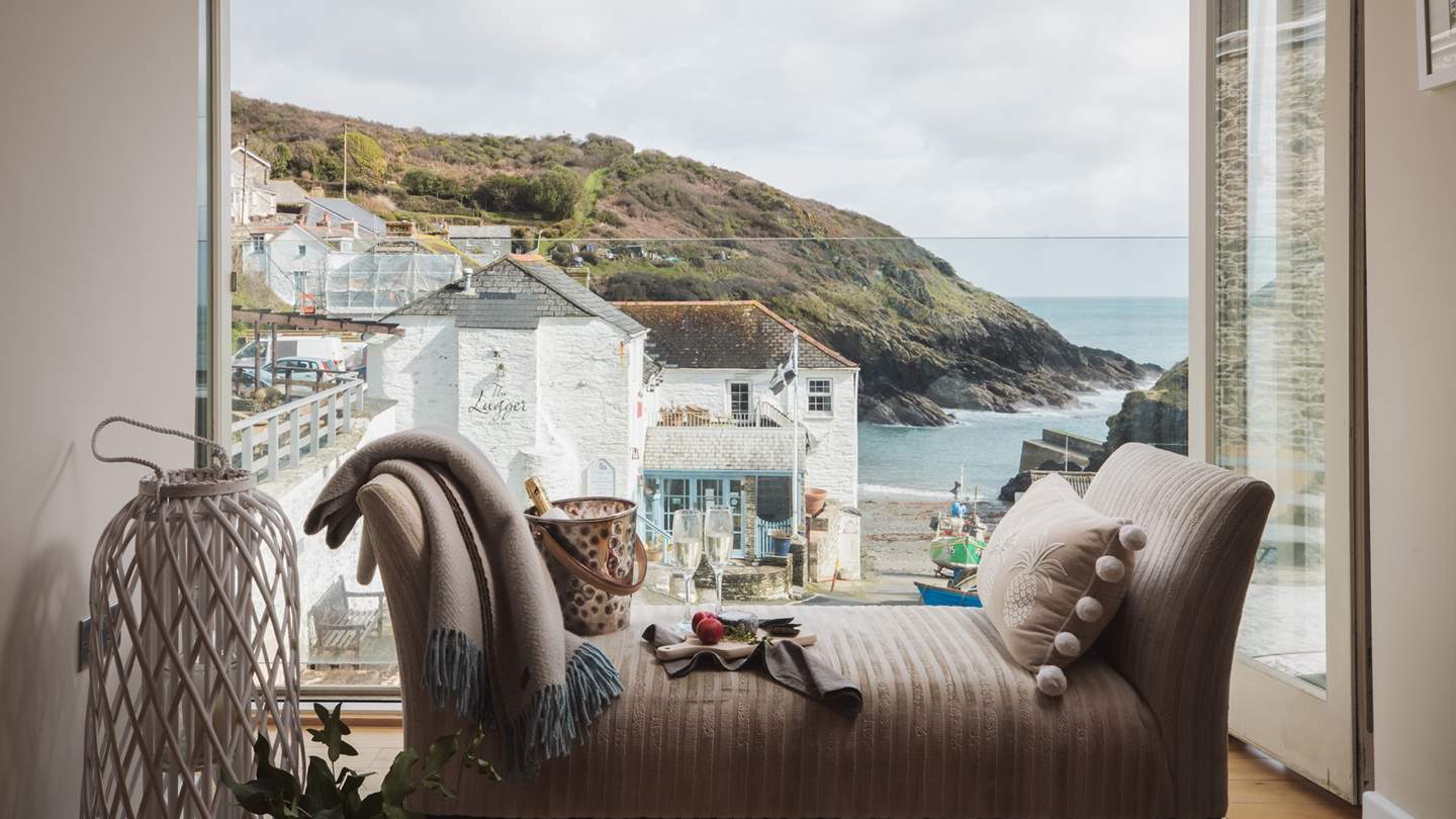 Just yards from the shore, this two-bedroom cottage for four is set in the picturesque fishing village of Portloe on the Roseland Peninsula
