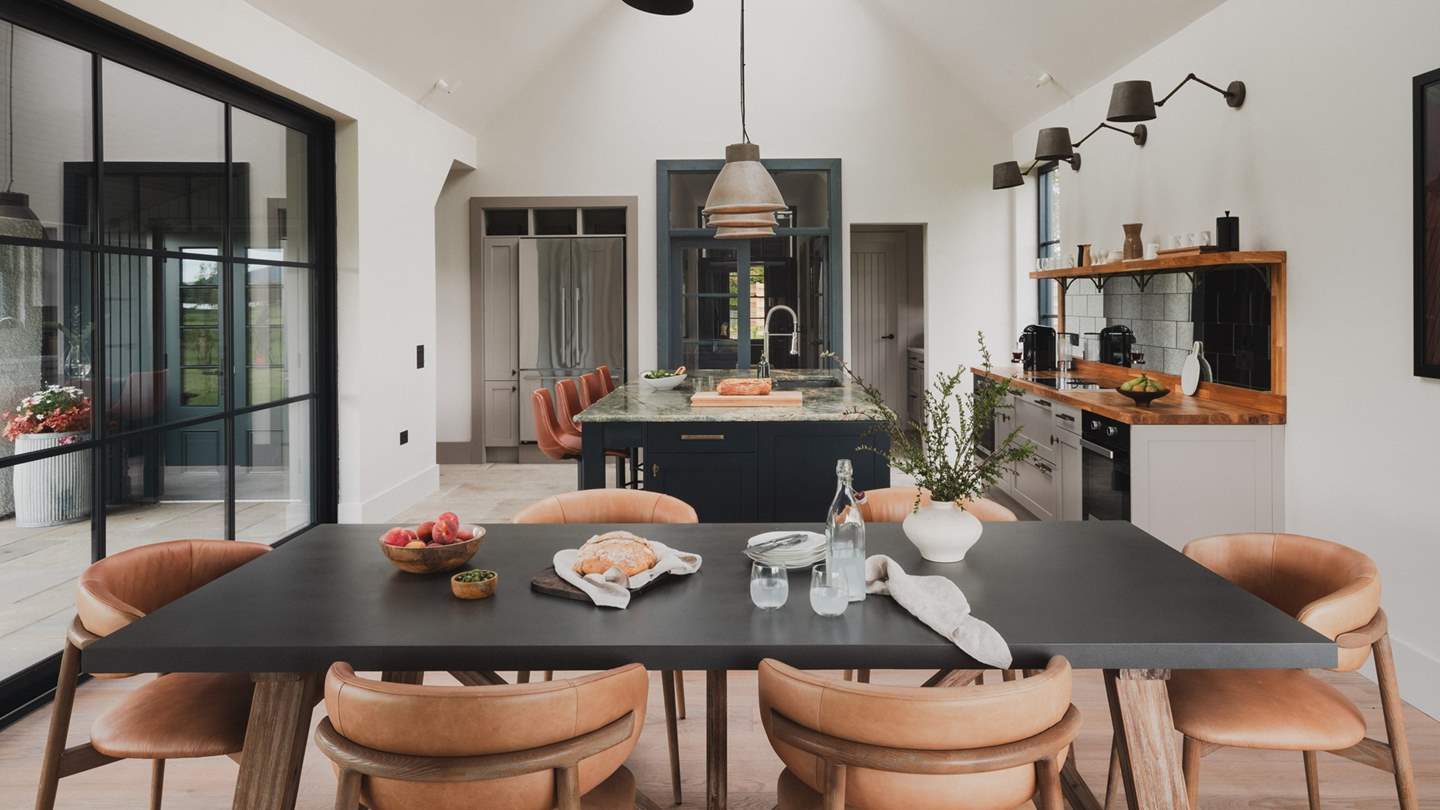 Viewbank’s open-plan kitchen and dining area celebrates life’s rituals