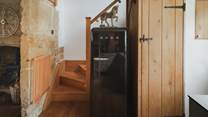 Take the stairs to find the heavenly ensuite bedroom