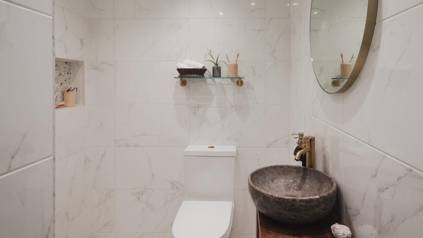 A  private shower room can be found next door