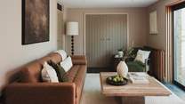 Enjoy unhurried moments in the separate living space 