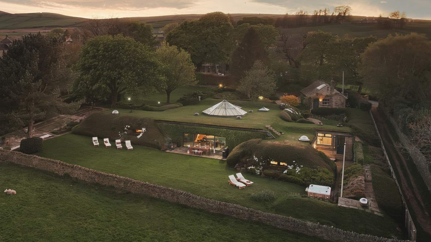 Luxury subterranean living awaits for eight on the edge of the Peak District