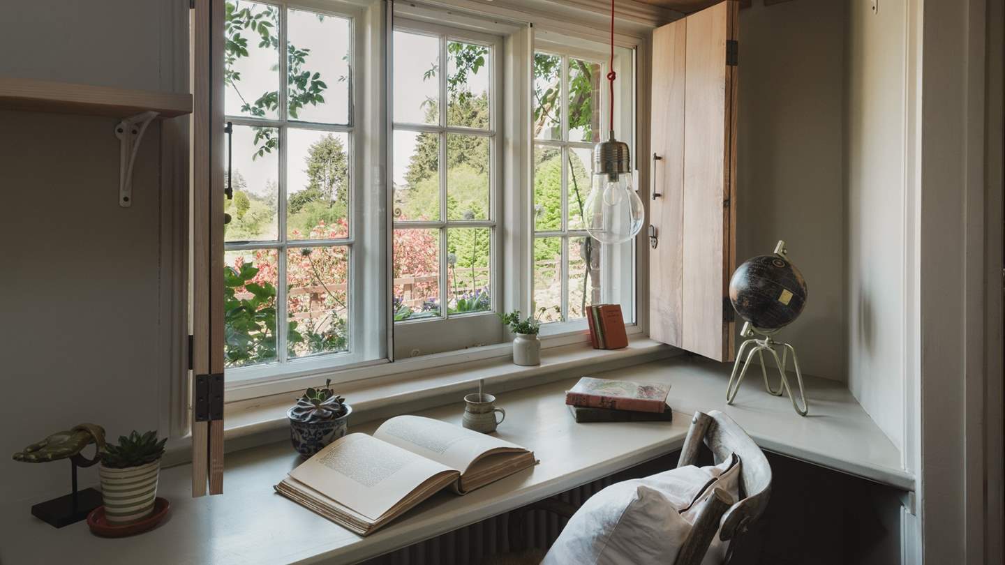 Offering an idyllic light-filled space to focus or gather some quiet time