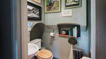 A WC can be found on the ground floor for added convenience