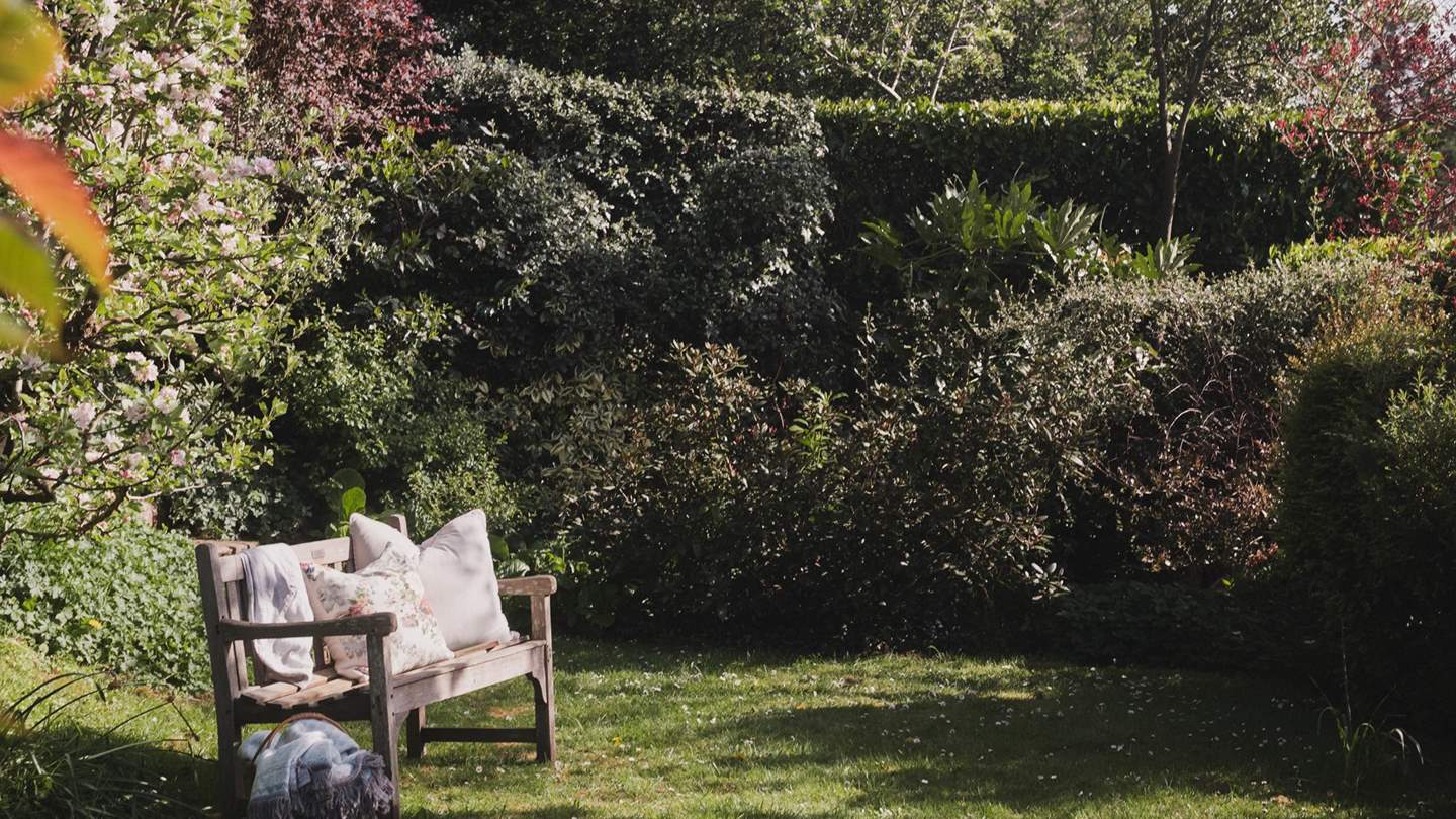 Uncover a choice of tranquil corners to enjoy