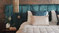 Both ensuite bedrooms beckon for nights of restorative repose