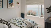 Talland View’s second bedroom is home to a comfortable double bed