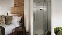 The ensuite shower room adds convenience to your morning rituals