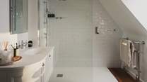A large rainfall shower invites refreshing mornings