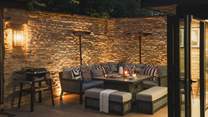 Spend evenings alfresco, sharing conversation into the late hours...