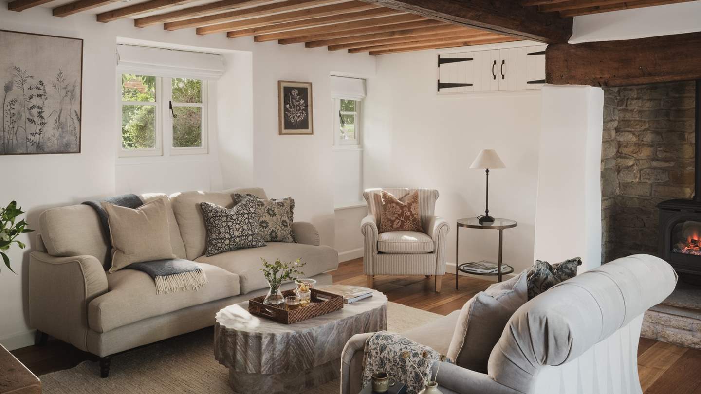 Uncover spellbinding traditional features, from the original fireplace to the exposed beams and stonework