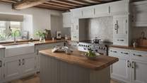 Prepare divine dishes in the traditional cottage kitchen
