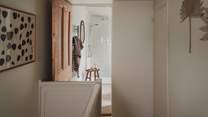 Between the two bedrooms is the charming family bathroom