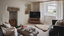 Uncover the darling sitting room, promising sea views and a soft natural palette with calming notes of blue