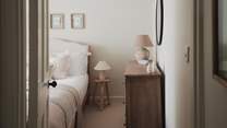 The sweetest slumbers await in the second bedroom...