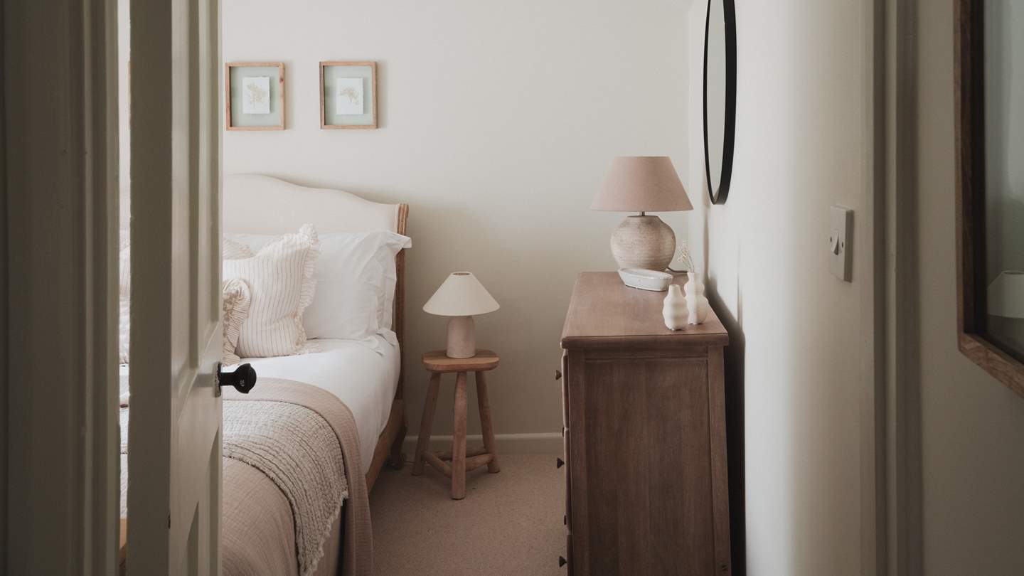 The sweetest slumbers await in the second bedroom...