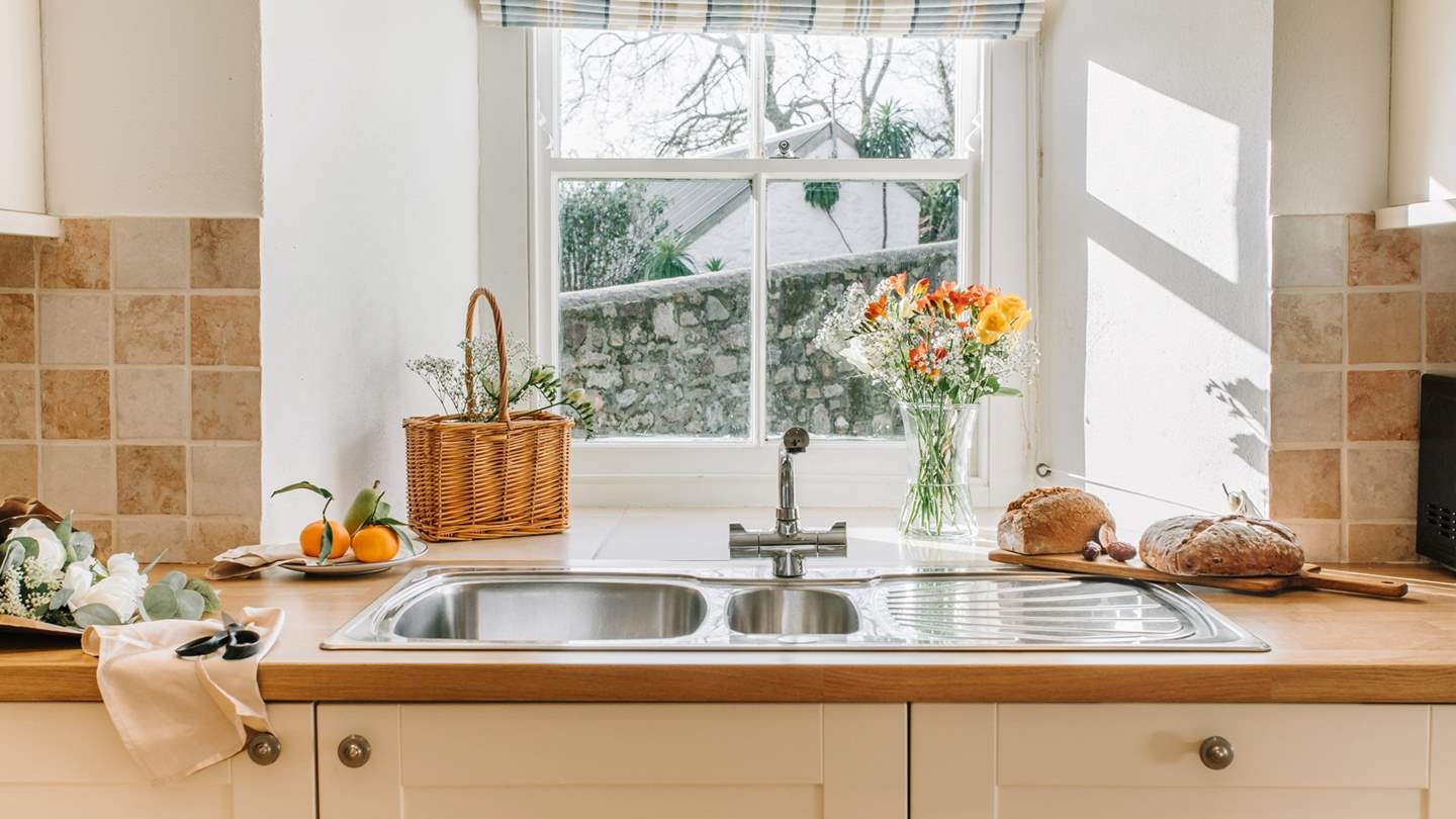 A heavenly neutral palette is enhanced with warming tones and rustic interior touches