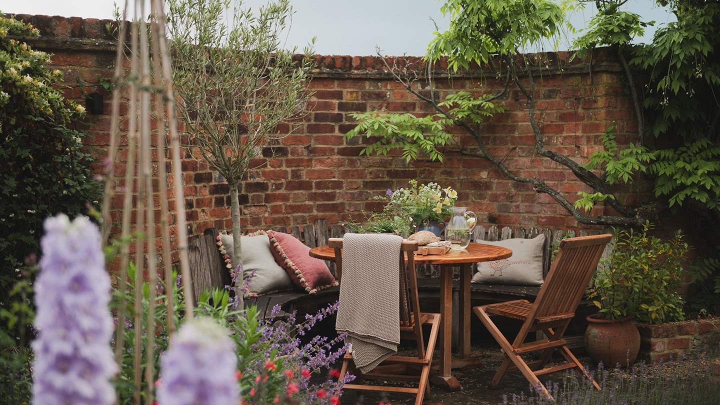 Savour alfresco feasts in the walled garden