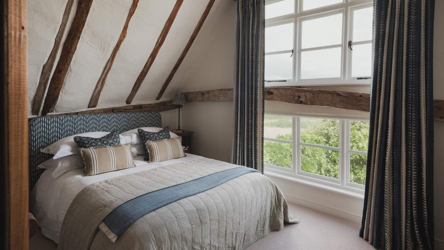 Meanwhile, a third bedroom has a king size bed and resides in one of the oldest parts of the house
