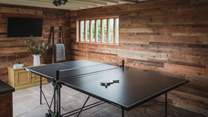 For entertainment, uncover the courtyard barn’s games room