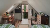 The final sixth bedroom can be found in The Hayloft, a separate outbuilding for those in pursuit of a little extra space
