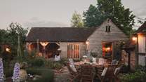Tempting for nostalgic reveries throughout the year, the outside space of Demeter is a dream in all seasons