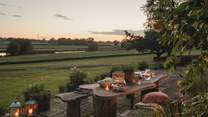 Indulge in peach-hued sunsets at our secret country sanctuary