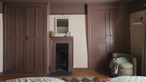 Built-in wardrobes provide plenty of storage