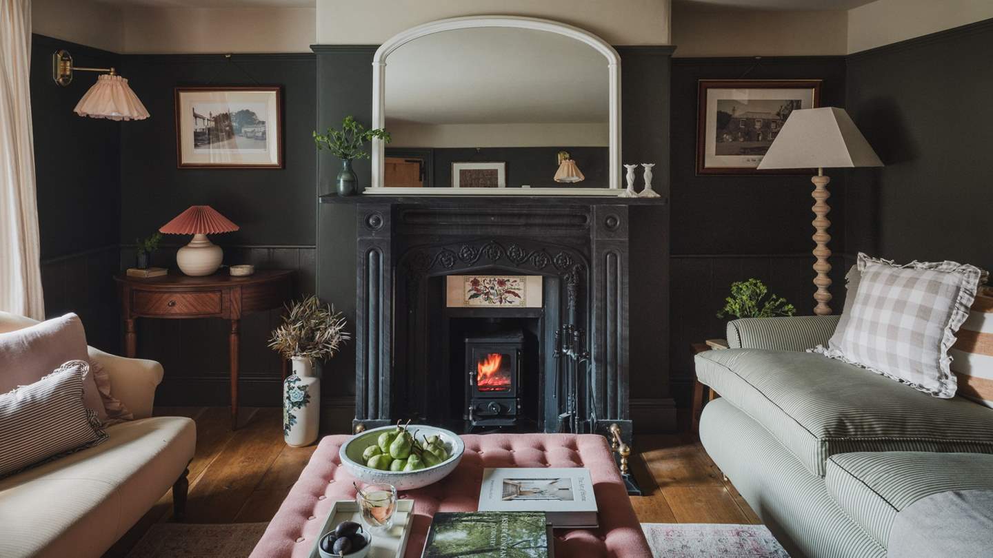 The main sitting room at Damson offers a welcoming retreat for unwinding 