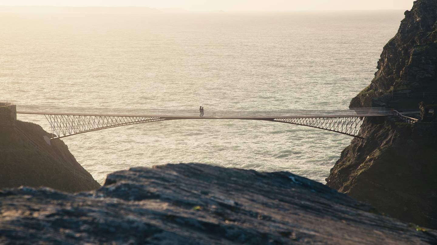 Uncover the awe-inspiring Tintagel Castle, a short drive from Damson