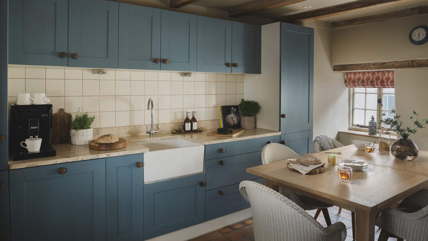 The kitchen and dining space is an inspiring space for culinary artists