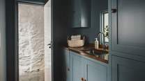 You’ll find all you should require during your stay, including a washing machine and tumble dryer
