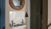 Uncover a small WC with a shower