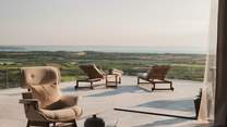 Take in the views with a glass of something special in hand...