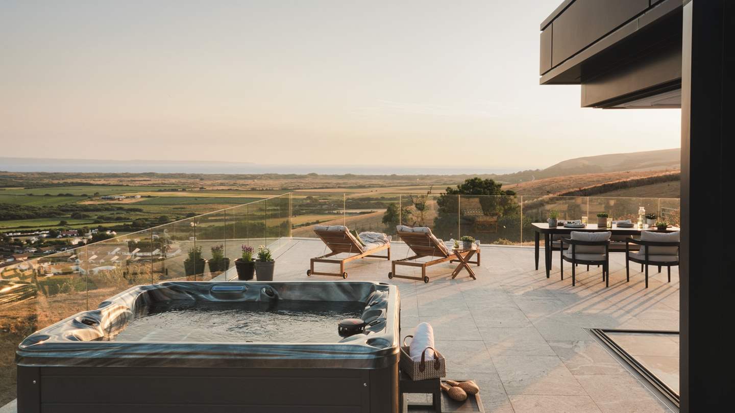 Seek balmy hot tub dips beneath open skies
