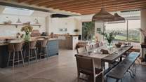 The Grange features a magnificent kitchen and dining room