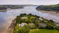 Just a short distance away, the otherworldly waterways of the Helford call for Blyton-esque adventures 