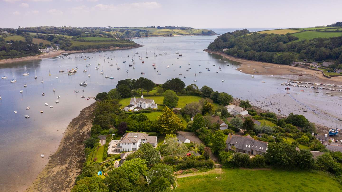 Just a short distance away, the otherworldly waterways of the Helford call for Blyton-esque adventures 