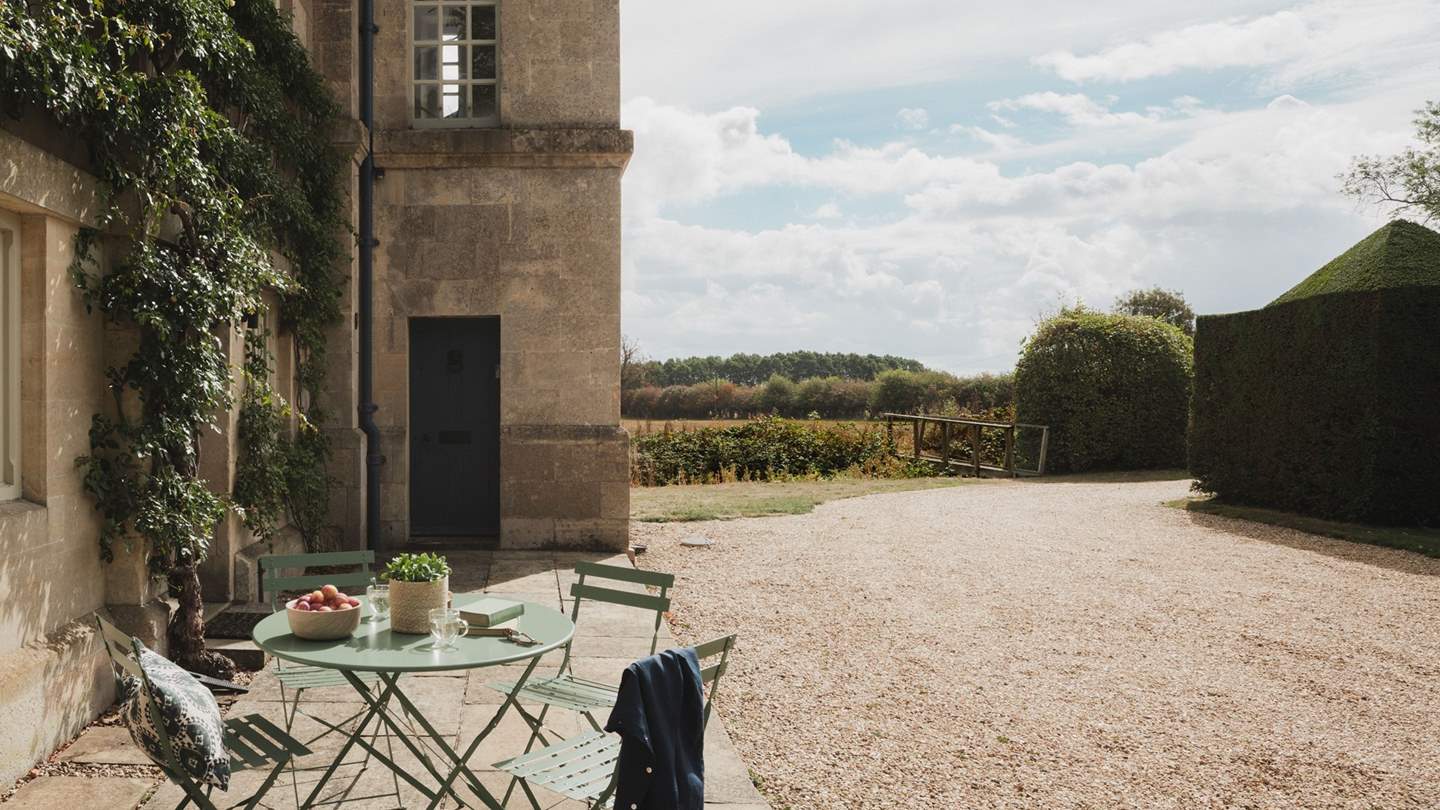 Climbing vines adore the façade of our historic retreat