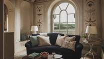 Curated interiors painted in rich tones set the scene for peaceful repose