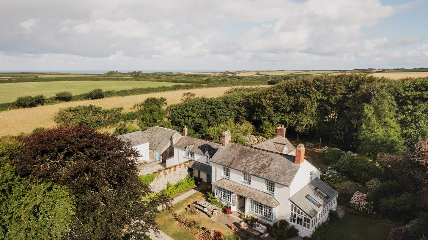 Our dreamy country abode is enveloped by emerald-green countryside and sheep-dotted paddocks