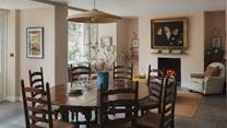 The large, open plan living, kitchen and dining space is the heart of the home