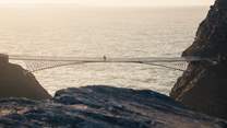 Pay a visit to historic Tintagel Castle, a dramatic coastal setting famed for myth and legend