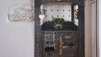 This opulent Cornish range is just one of the original features of the property 