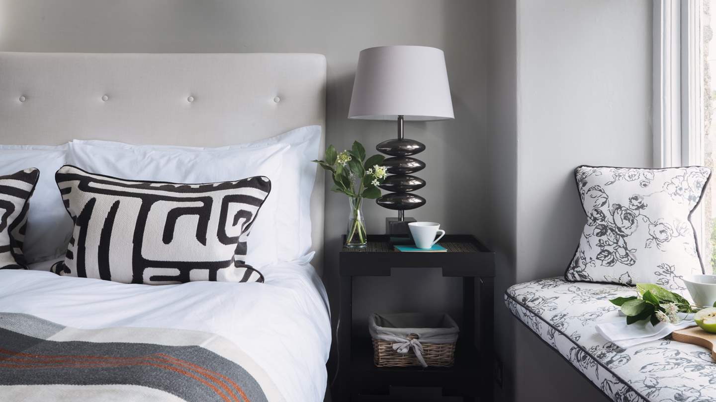 Swathed in luxurious linens, sumptuous bedding and pillows and throws, you're guaranteed a blissful nights' sleep