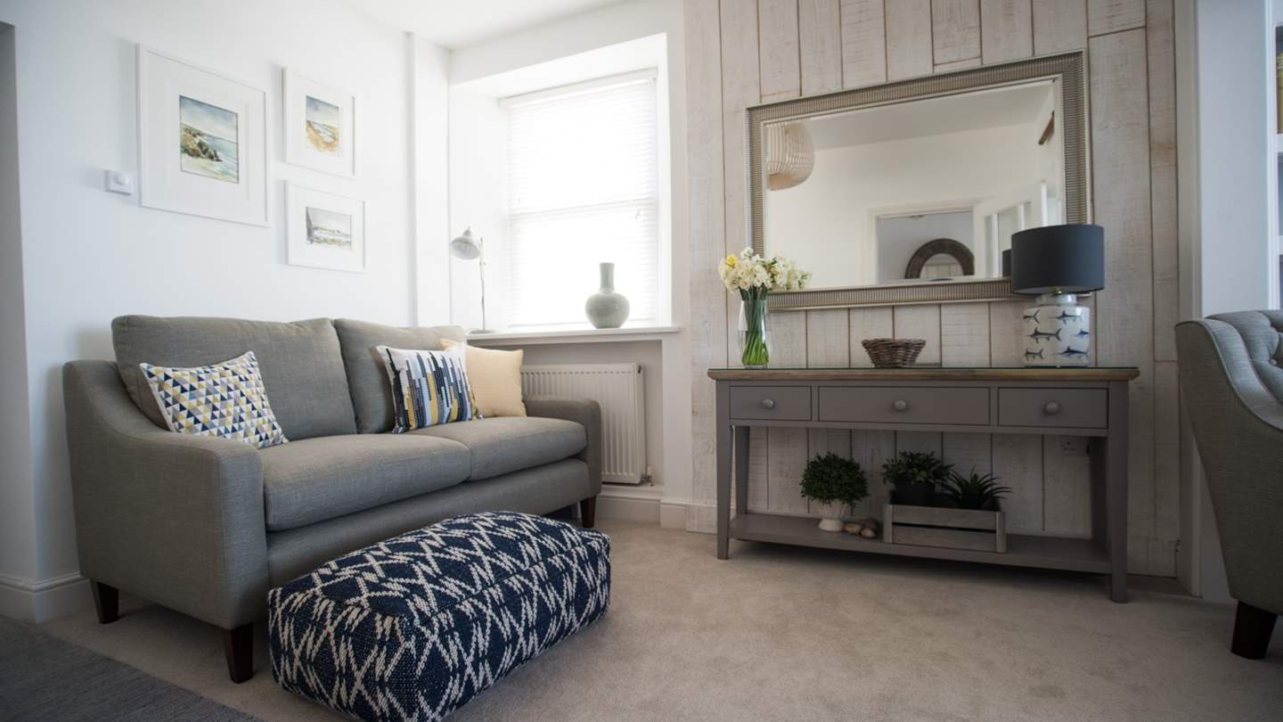 An inviting reading area makes for the perfect peaceful spot to cosy up with your favourite novel