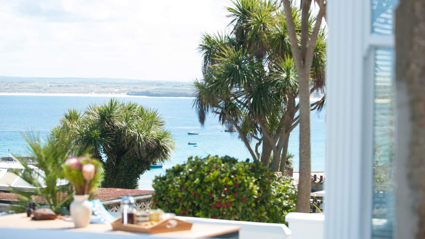 Relish in this magnificence sea view over St Ives Bay