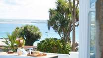 Relish in this magnificence sea view over St Ives Bay