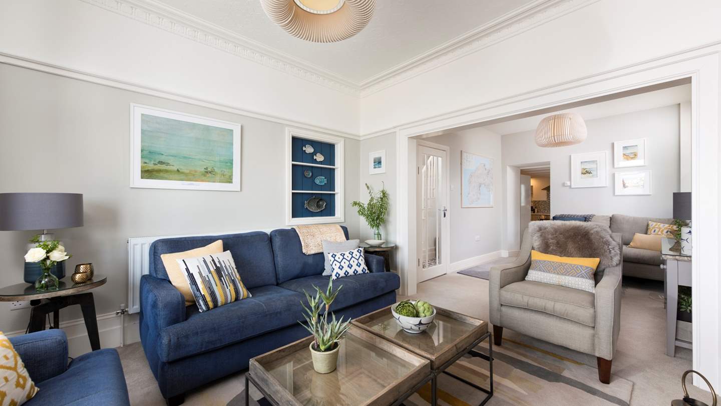 Whistler's View has been lovingly renovated with a wonderful artistic flair, including bespoke art work on show throughout the house