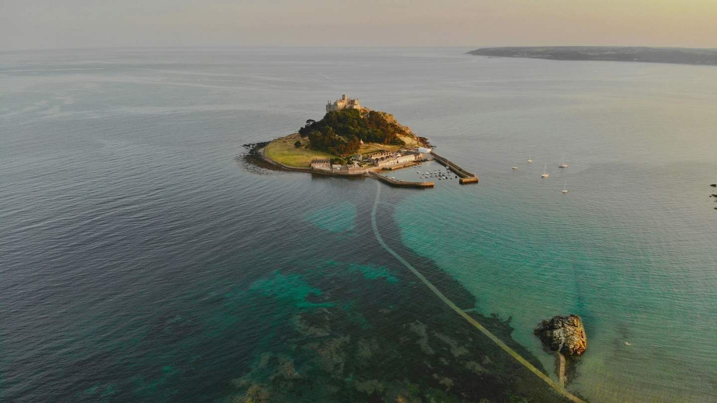 Infamous St Michael's Mount in Marazion is just a short car journey away...